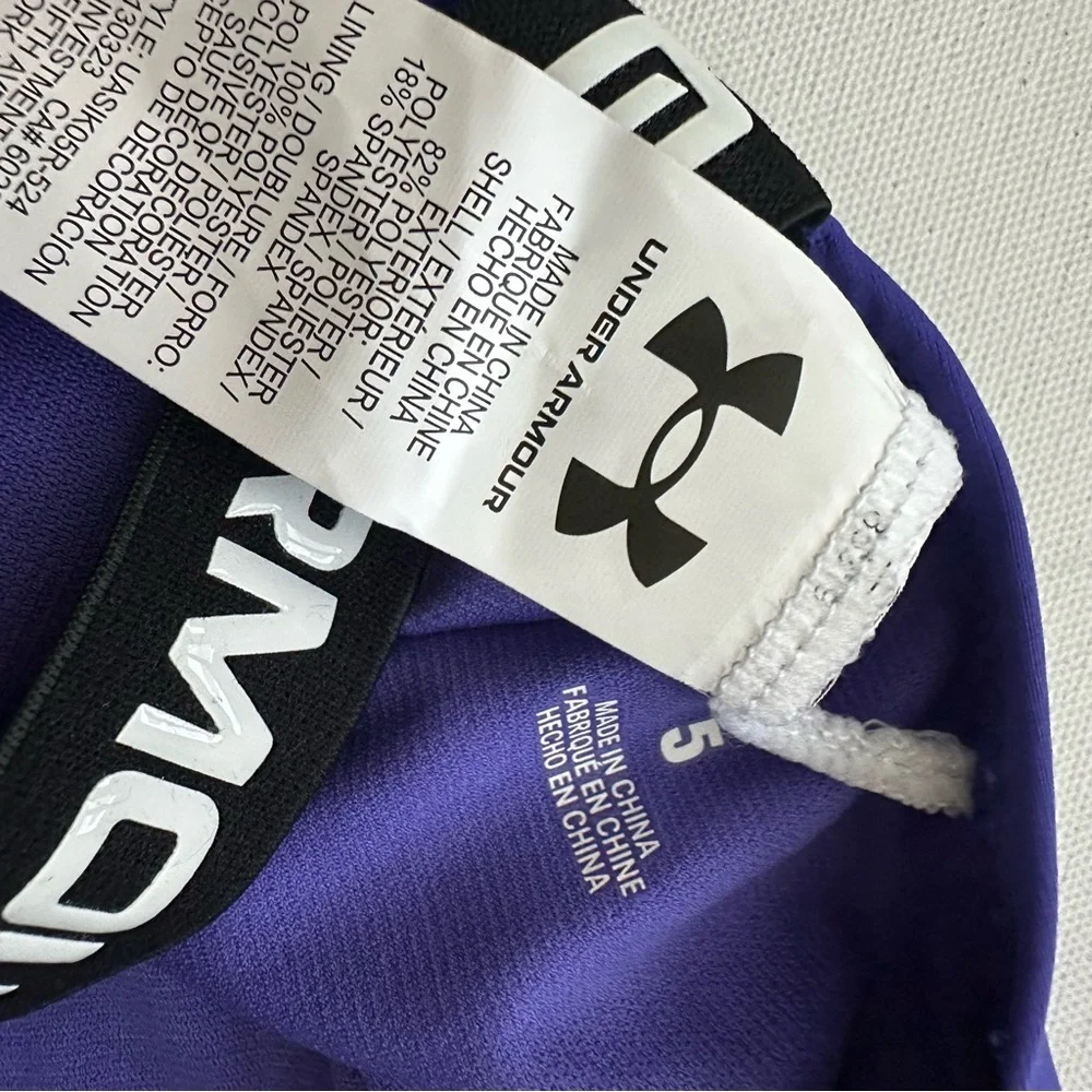 Under Armour Girls Royal Purple One Piece Swimsuit Size 5